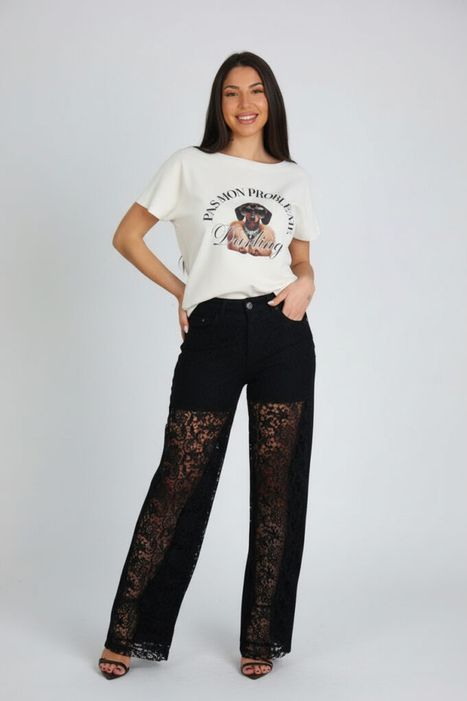 Camiseta Hilo Estampada