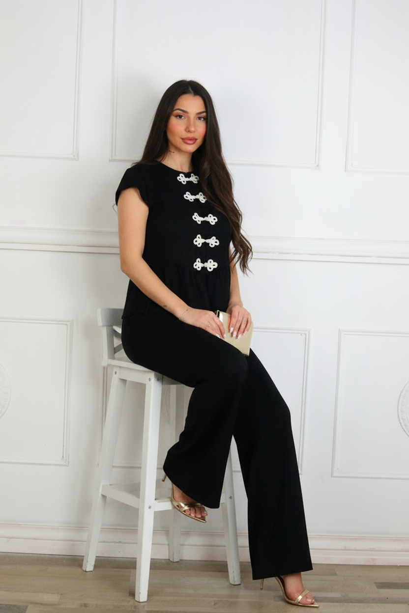 Conjunto Botones Bordados