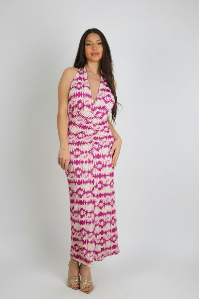 Vestido Largo Estampado