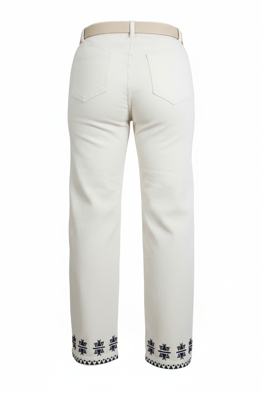 Vaquero Straight Bordado - Imagen 4