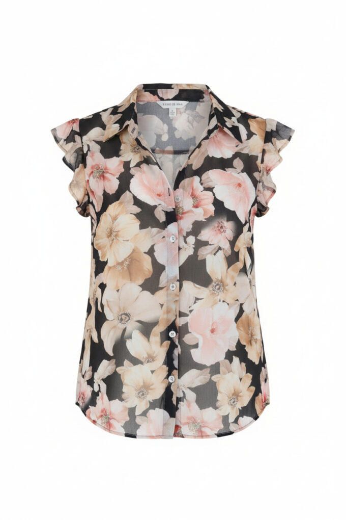 Camisa Gasa Estampada