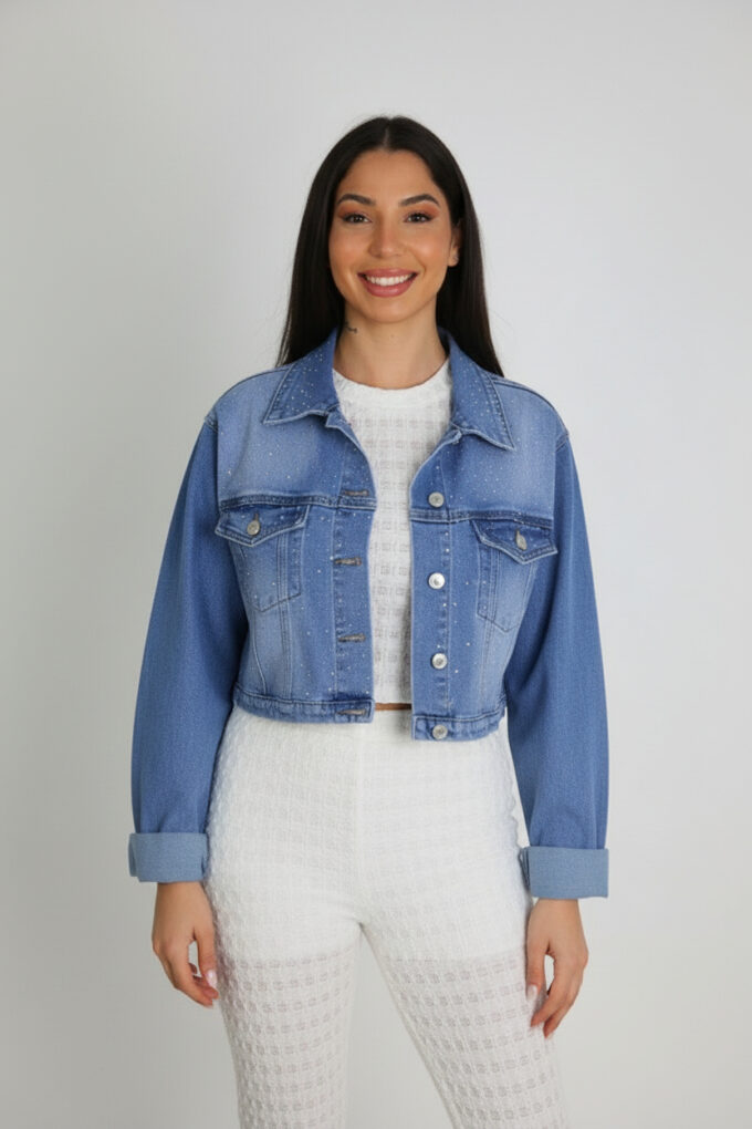 Chaqueta Vaquera Brillos