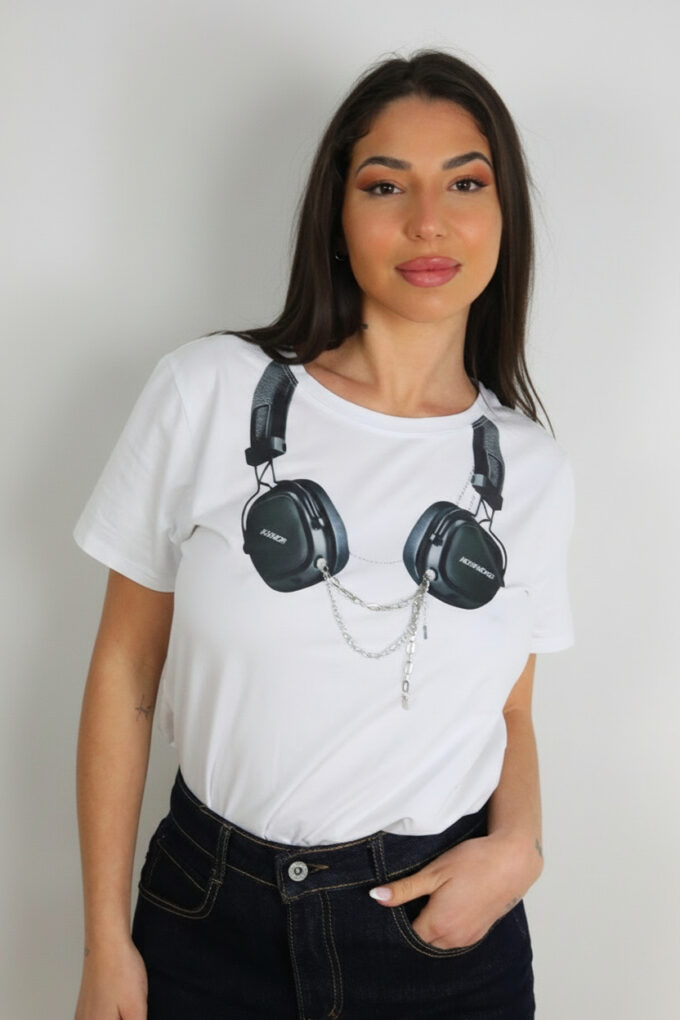 Camiseta Estampada Cadenas