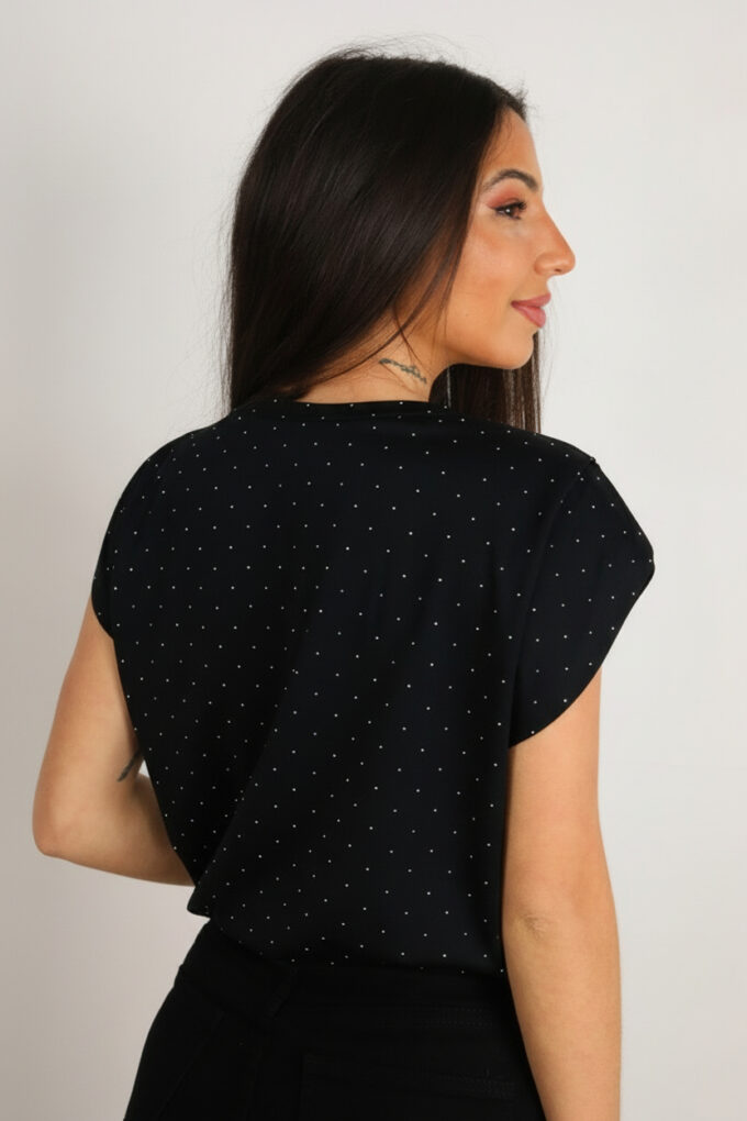 Camiseta Hombreras Brillos