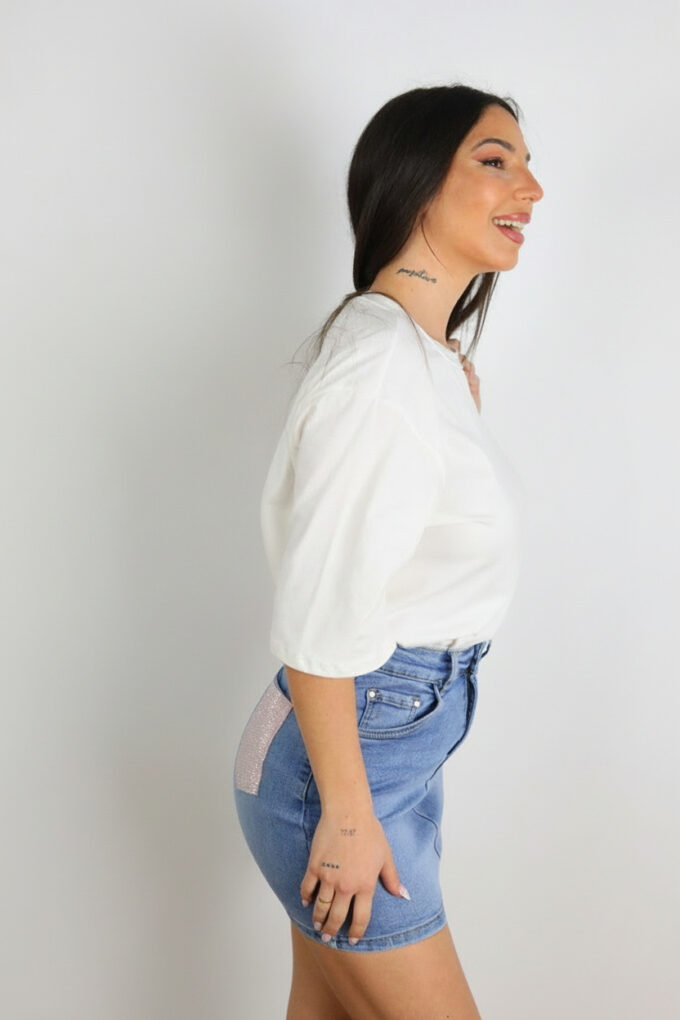 Camiseta Bolsillo Brillos