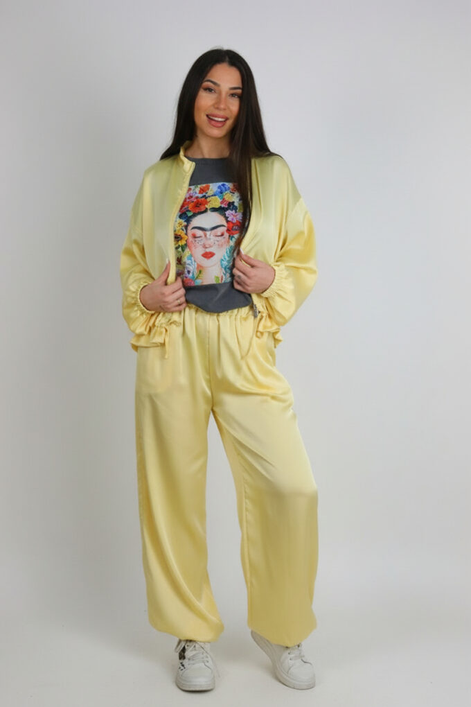 Pantalon Raso - Única, Amarillo
