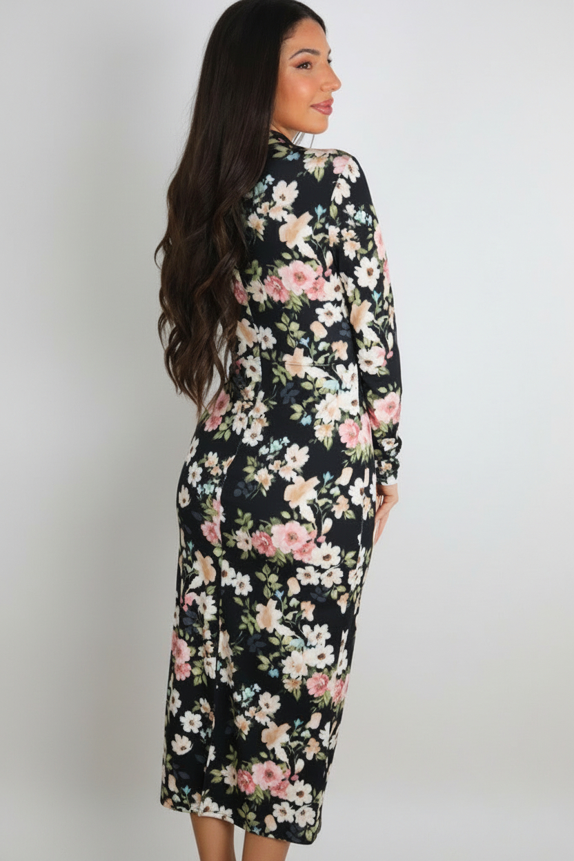 Vestido Estampado Con Mangas - Imagen 5