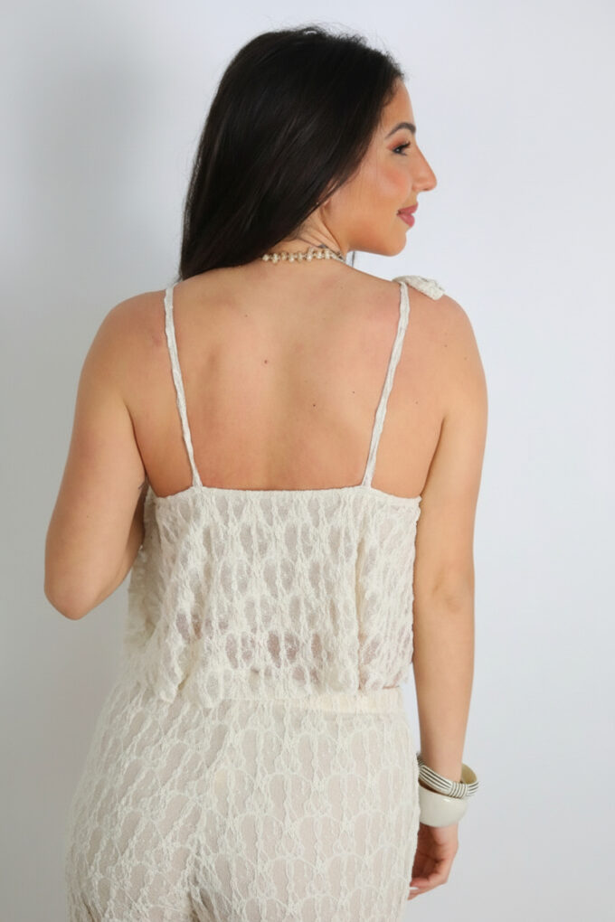 Conjunto Encaje Volantes