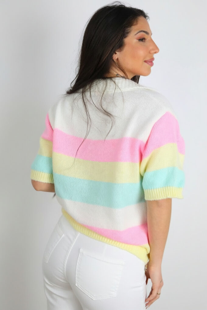 Jersey Multicolor Manga Corta