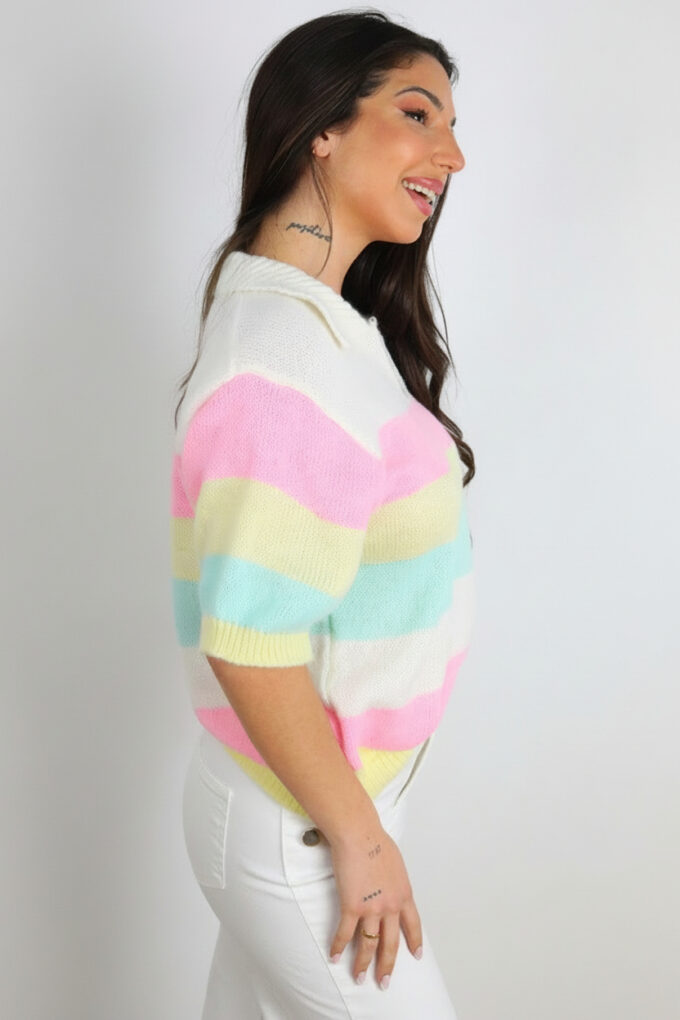 Jersey Multicolor Manga Corta