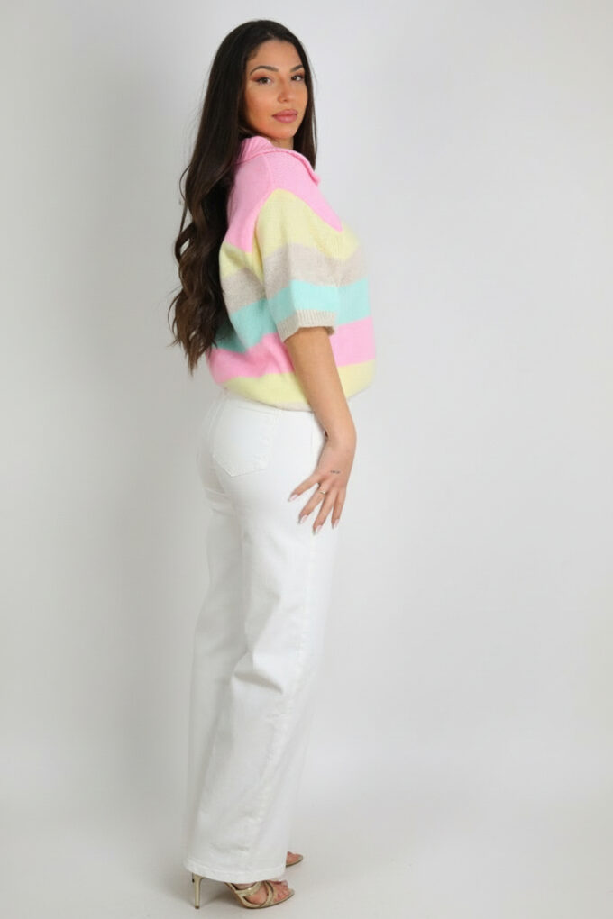 Jersey Multicolor Manga Corta