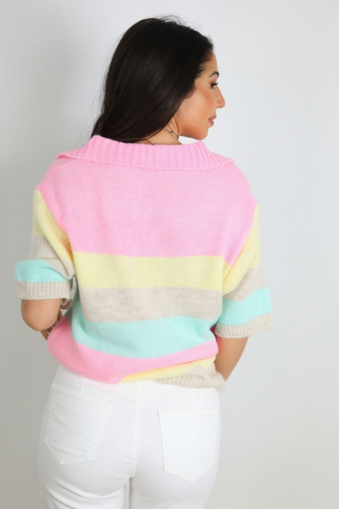 Jersey Multicolor Manga Corta