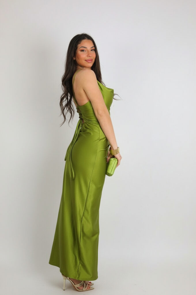 Vestido Nudo Cordón