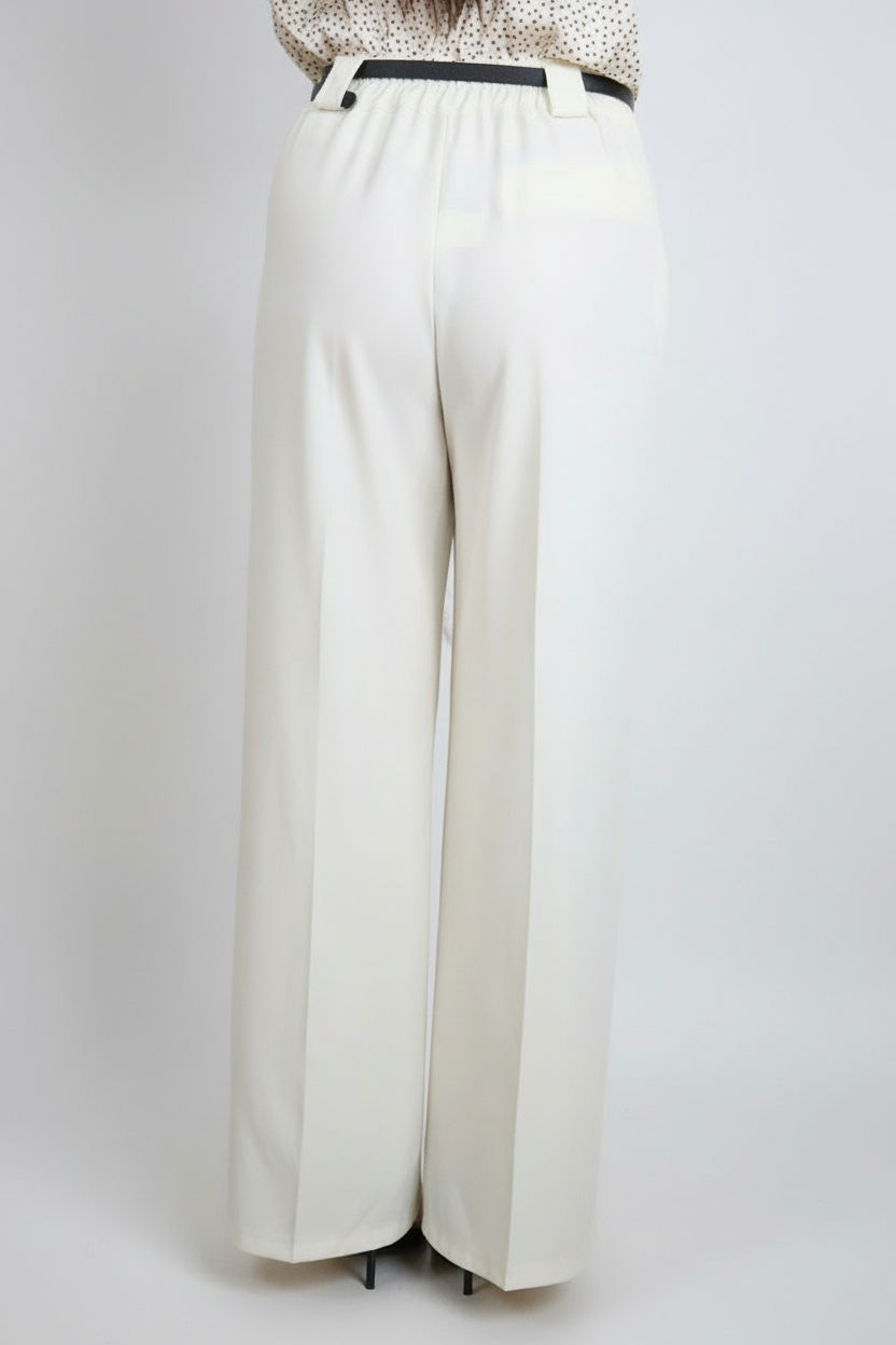 Pantalon Ancho Con Cinturón - Imagen 12