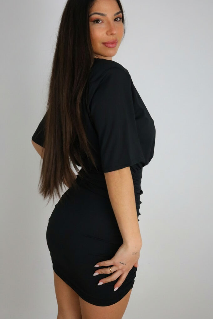 Vestido Licra Fruncido