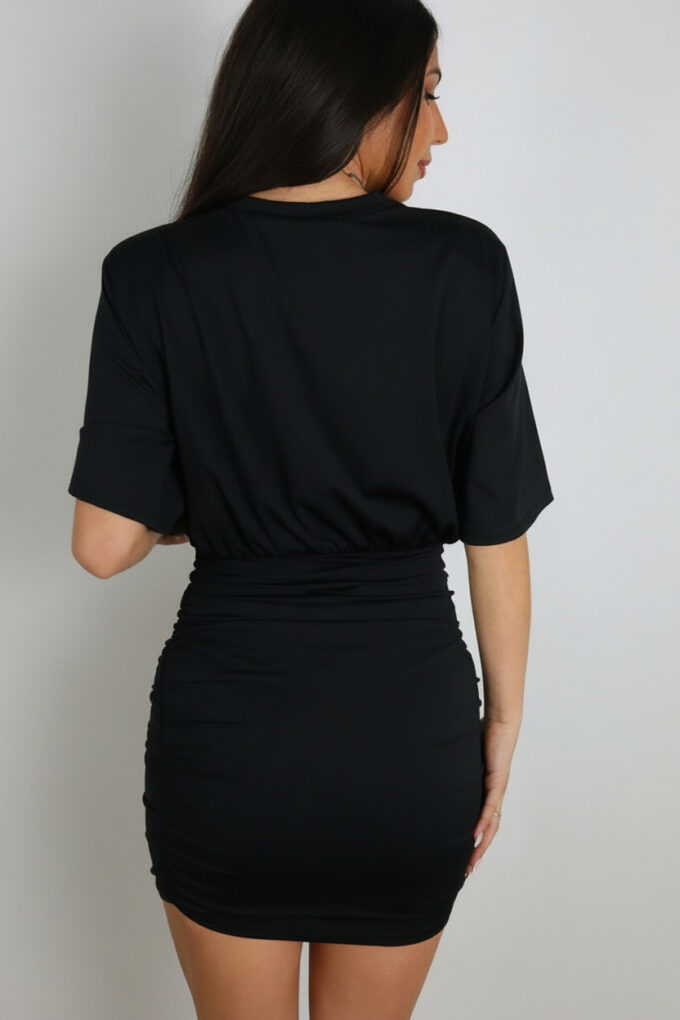 Vestido Licra Fruncido