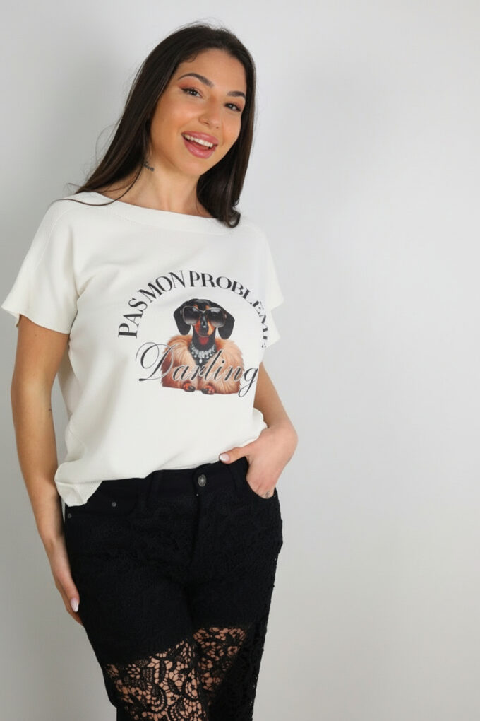 Camiseta Hilo Estampada