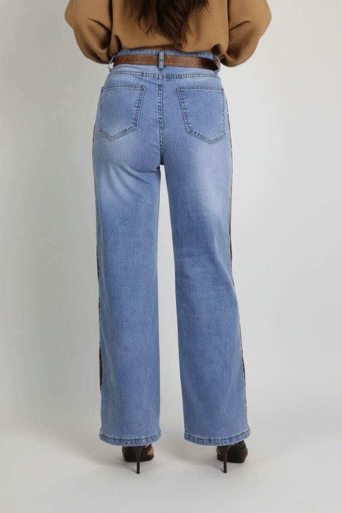 Vaquero Bordado Cinturón