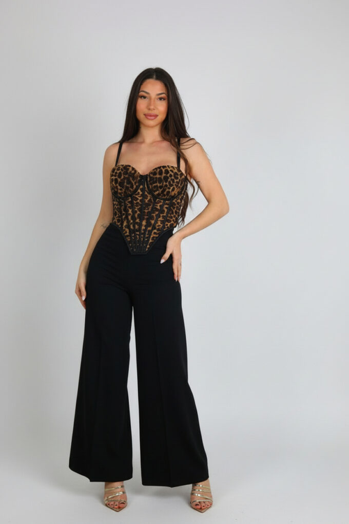 Pantalon Tiro Alto Ancho