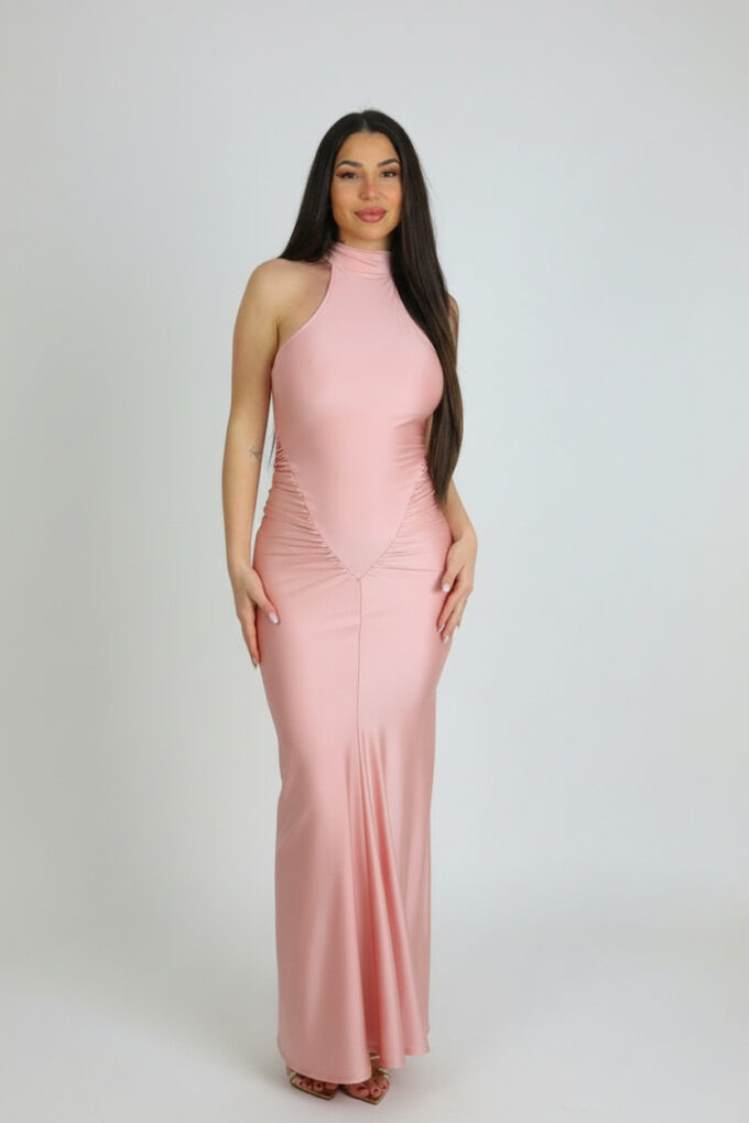 Vestido Fruncido Lazo