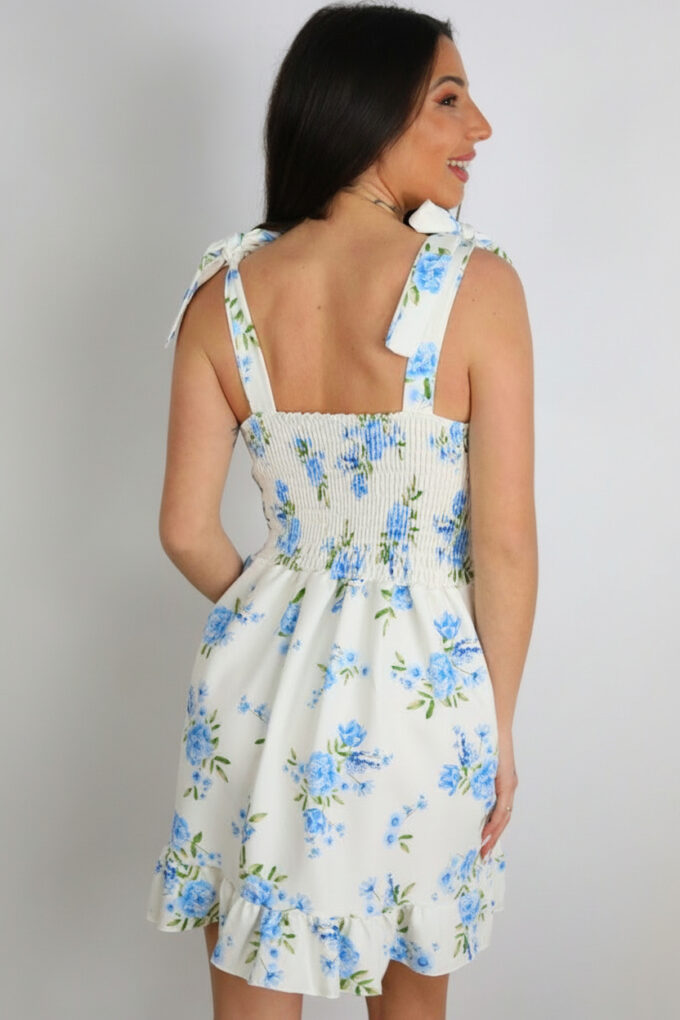 Vestido Cascos Estampado