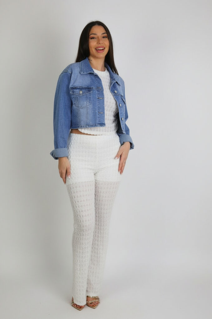 Chaqueta Vaquera Brillos