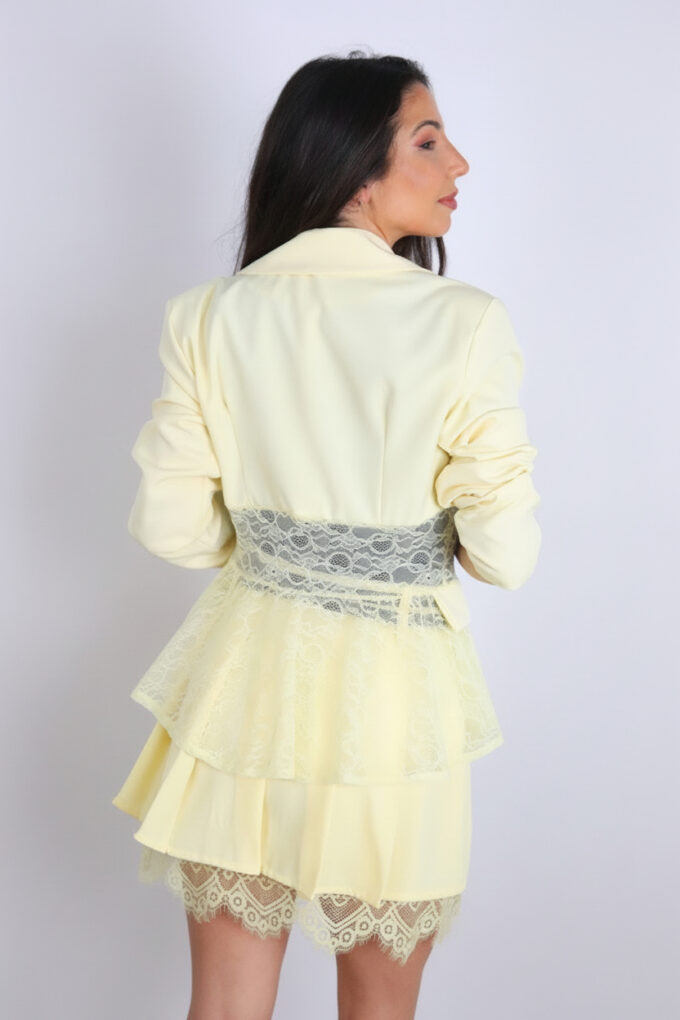 Blazer Corsé Encaje