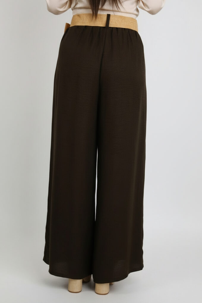 Pantalon Símil Lino Cinturón