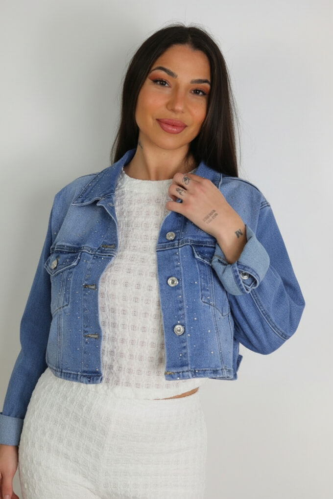 Chaqueta Vaquera Brillos