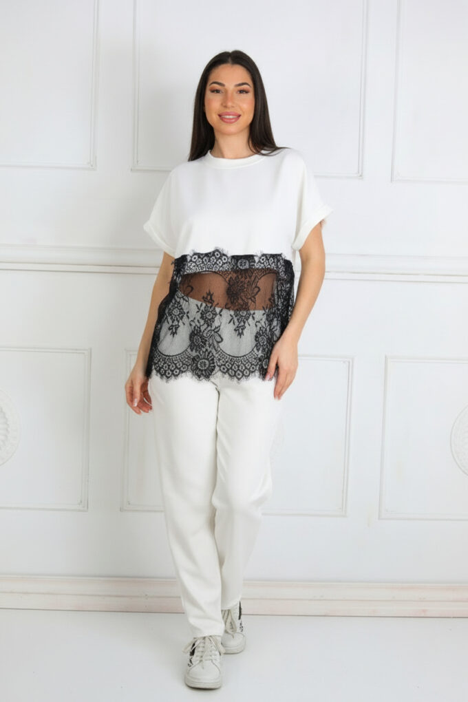 Pantalon Sport Básic - Única, Blanco