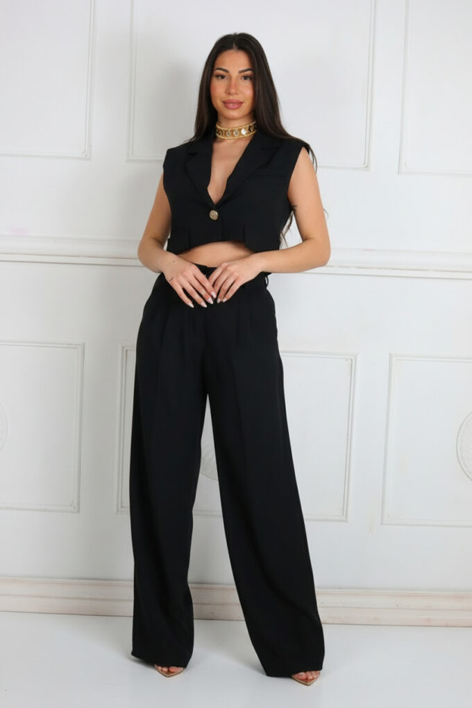 Traje Chaleco Botón