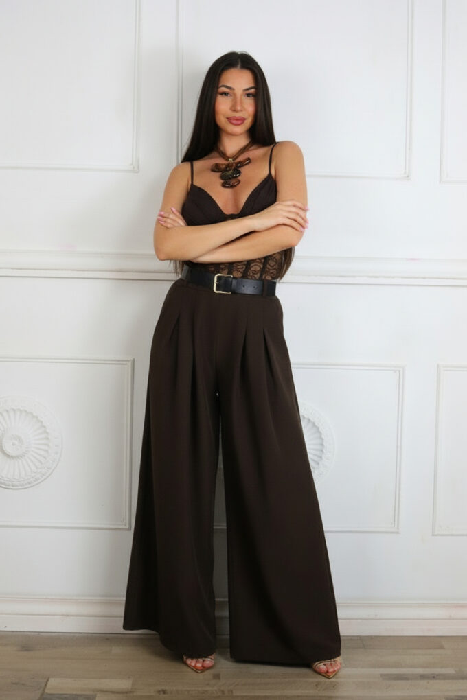 Pantalon Pinzas Cinturón