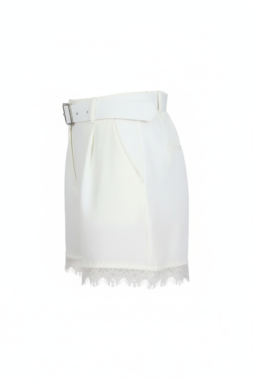 Short Encaje Cinturón - Imagen 6