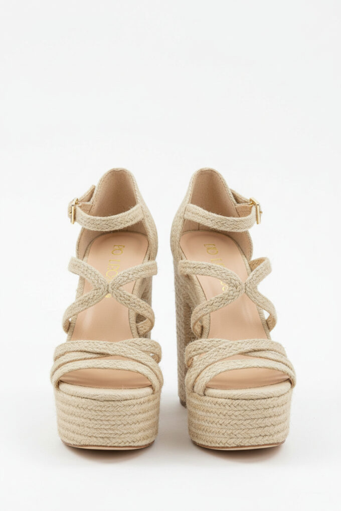 Tacón Ancho Esparto