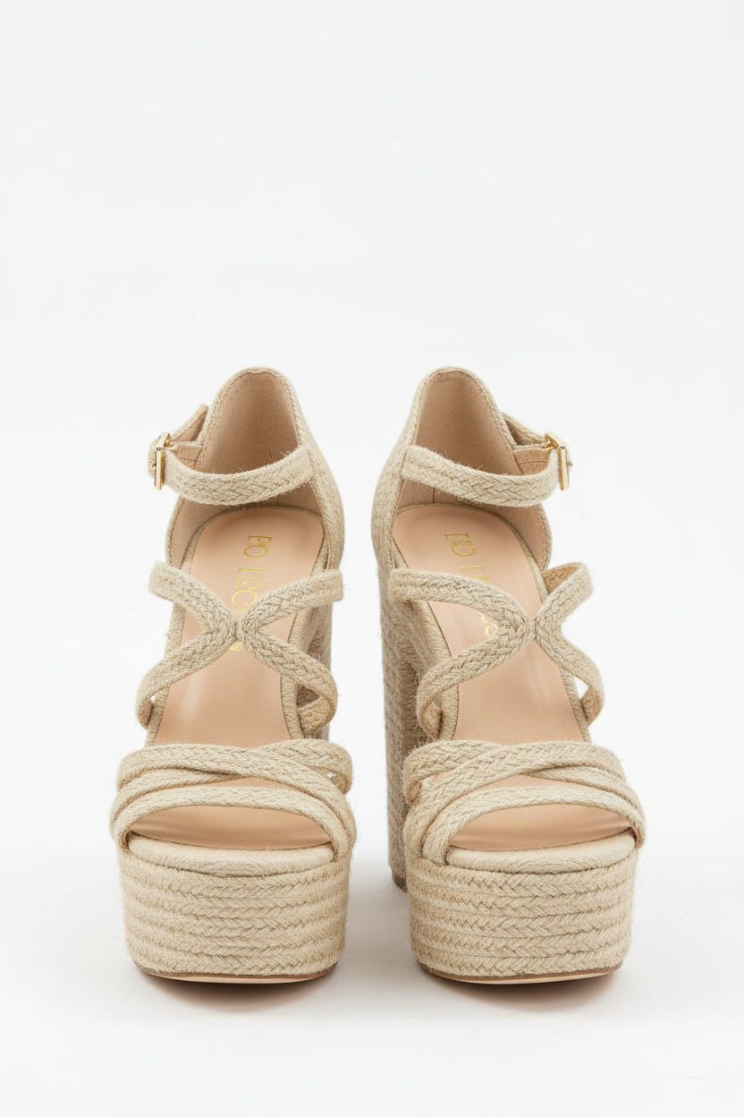 Tacón Ancho Esparto - Imagen 2