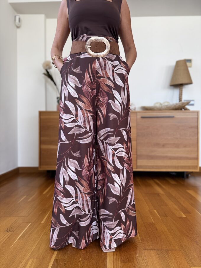 Pantalon Palazzo Estampado