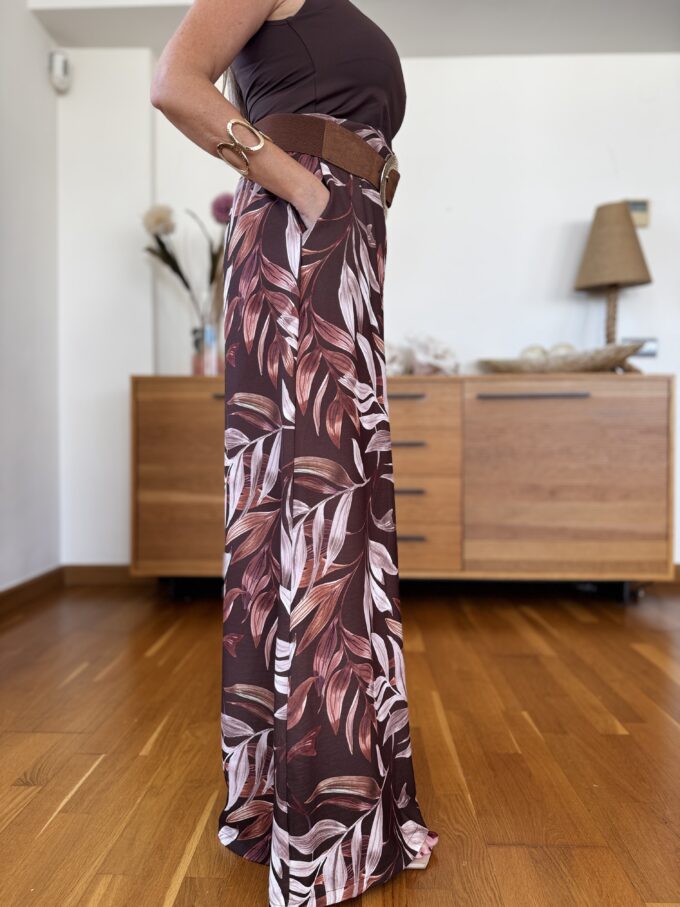 Pantalon Palazzo Estampado