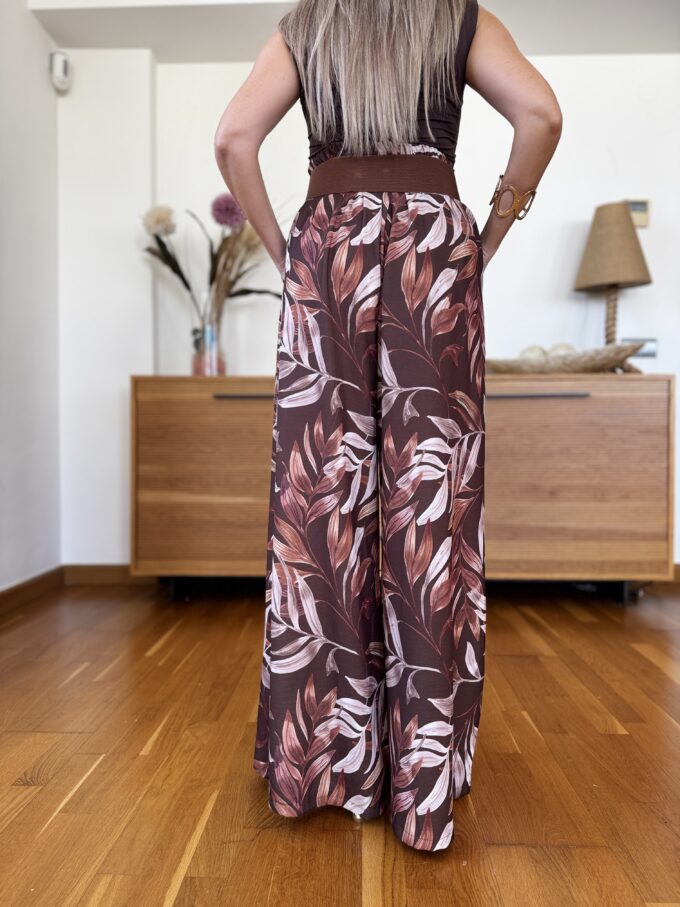 Pantalon Palazzo Estampado