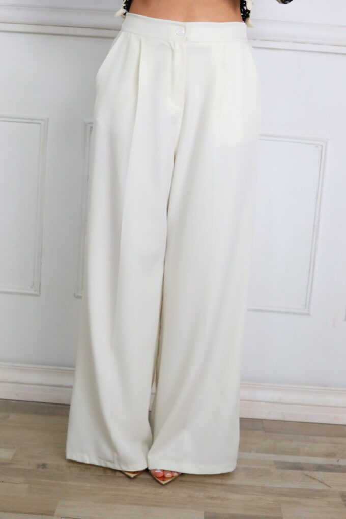 Pantalon Pinzas Palazzo