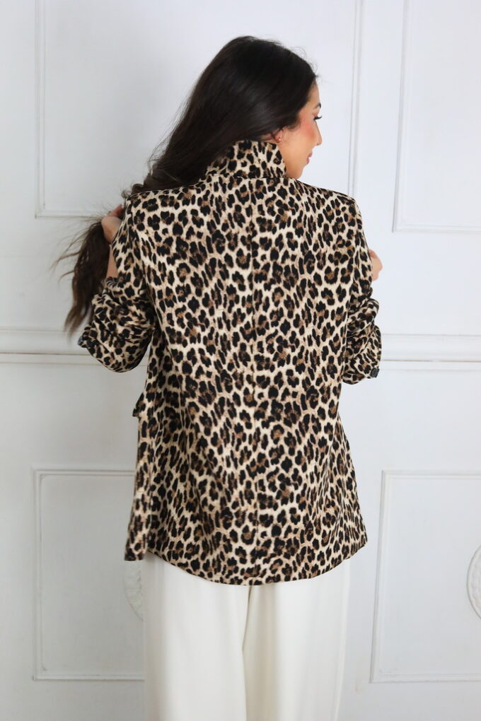 Blazer Estampada Mao