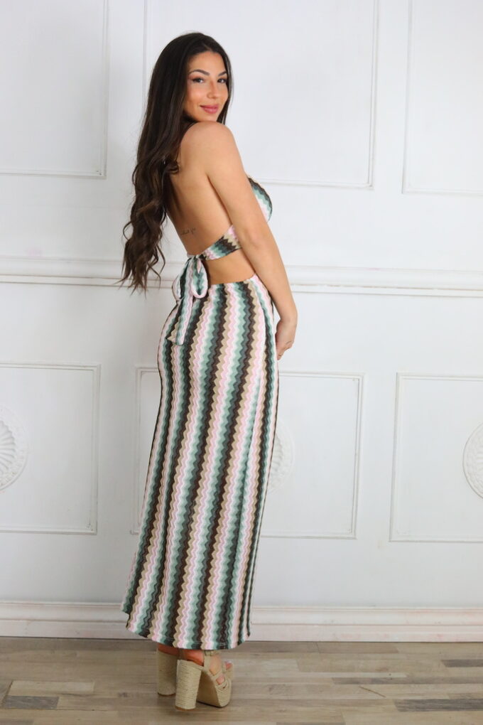 Vestido Estampado Círculo