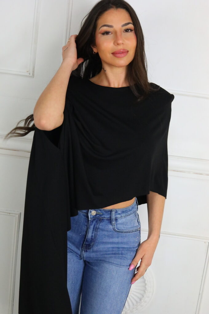 Camiseta Hombreras Asimétrica