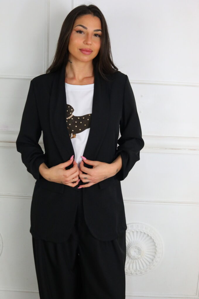 Blazer Manga Fruncida