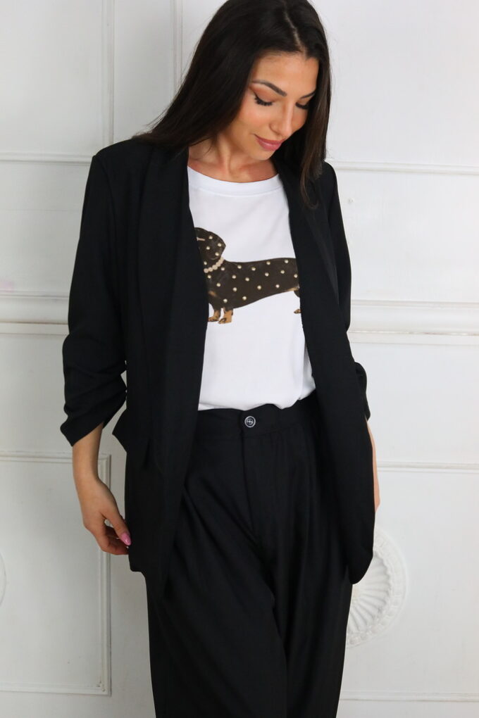 Blazer Manga Fruncida