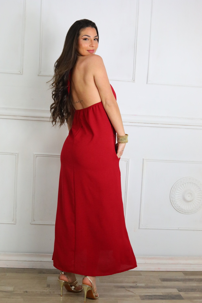 Vestido Largo Broche - Imagen 3