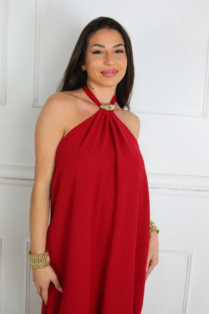 Vestido Largo Broche - Imagen 4