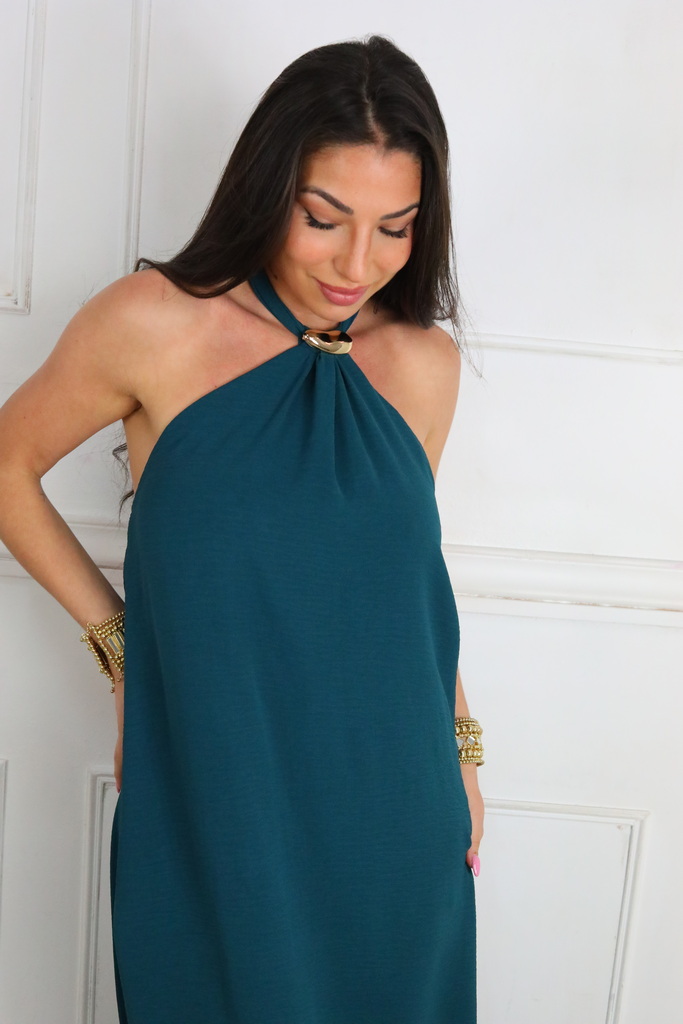 Vestido Largo Broche - Imagen 10