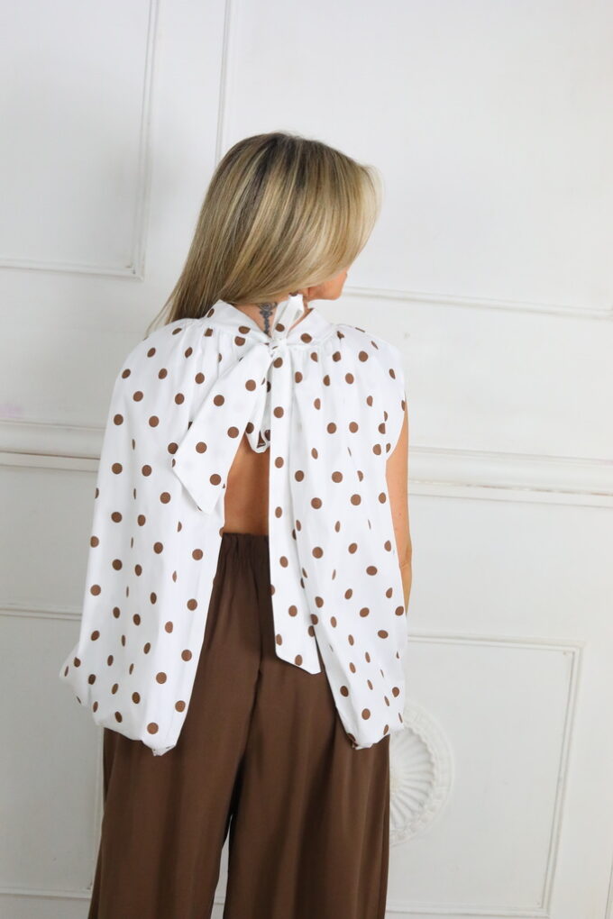 Blusa Lunares Lazo