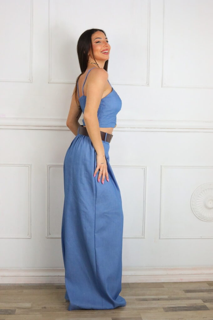 Pantalon Pinzas Cinturón