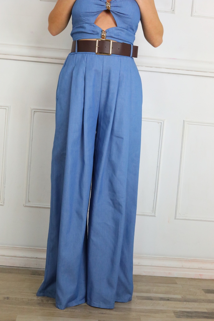 Pantalon Pinzas Cinturón - Imagen 4